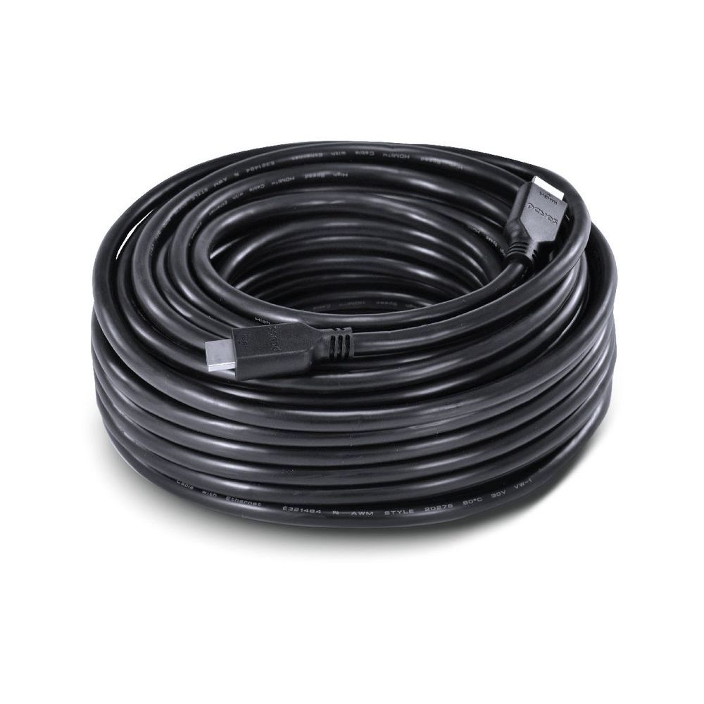 Cabo HDMI Pcyes Phm20-20 4K 60Hz 30 AWG 18Gbit-s com Suporte HDR Ethernet e Áudio 32 Canais Puro Cobre 20 Metros
