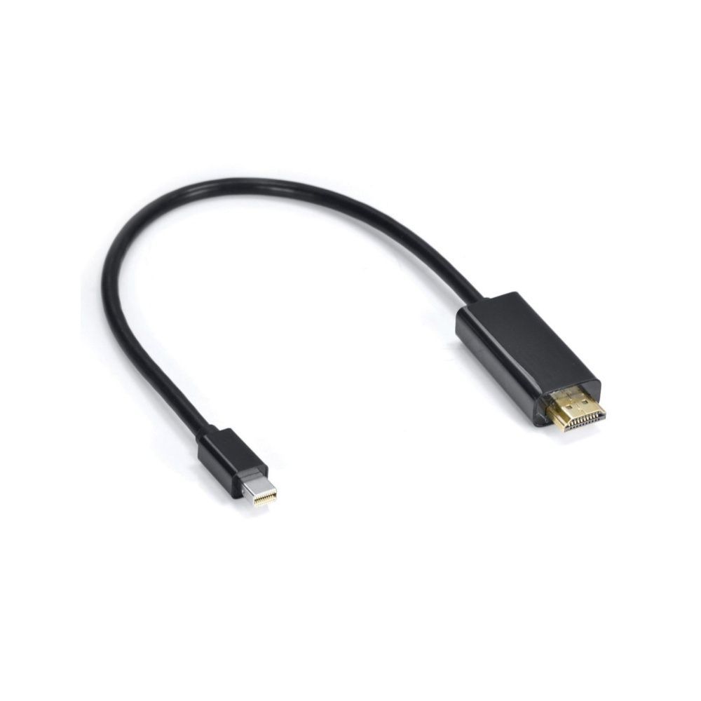 Cabo Adaptador Conversor Mini Displayport Macho para Hdmi Macho Espelho Jogos Apresentacoes 30CM Vkoem