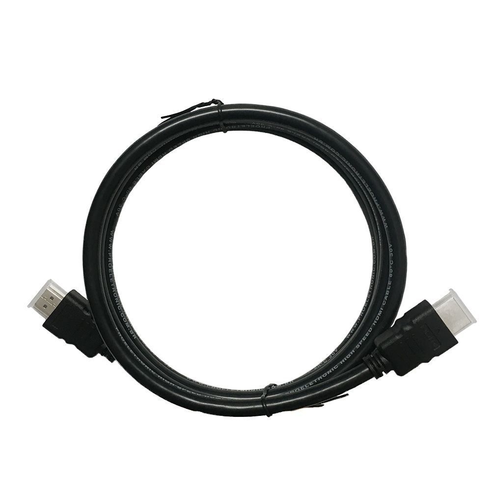 Cabo Proeletronic CAHD-2018 4K 2.0 1.8M HDMI 19 Pinos Macho com Resolução 1080p Preto