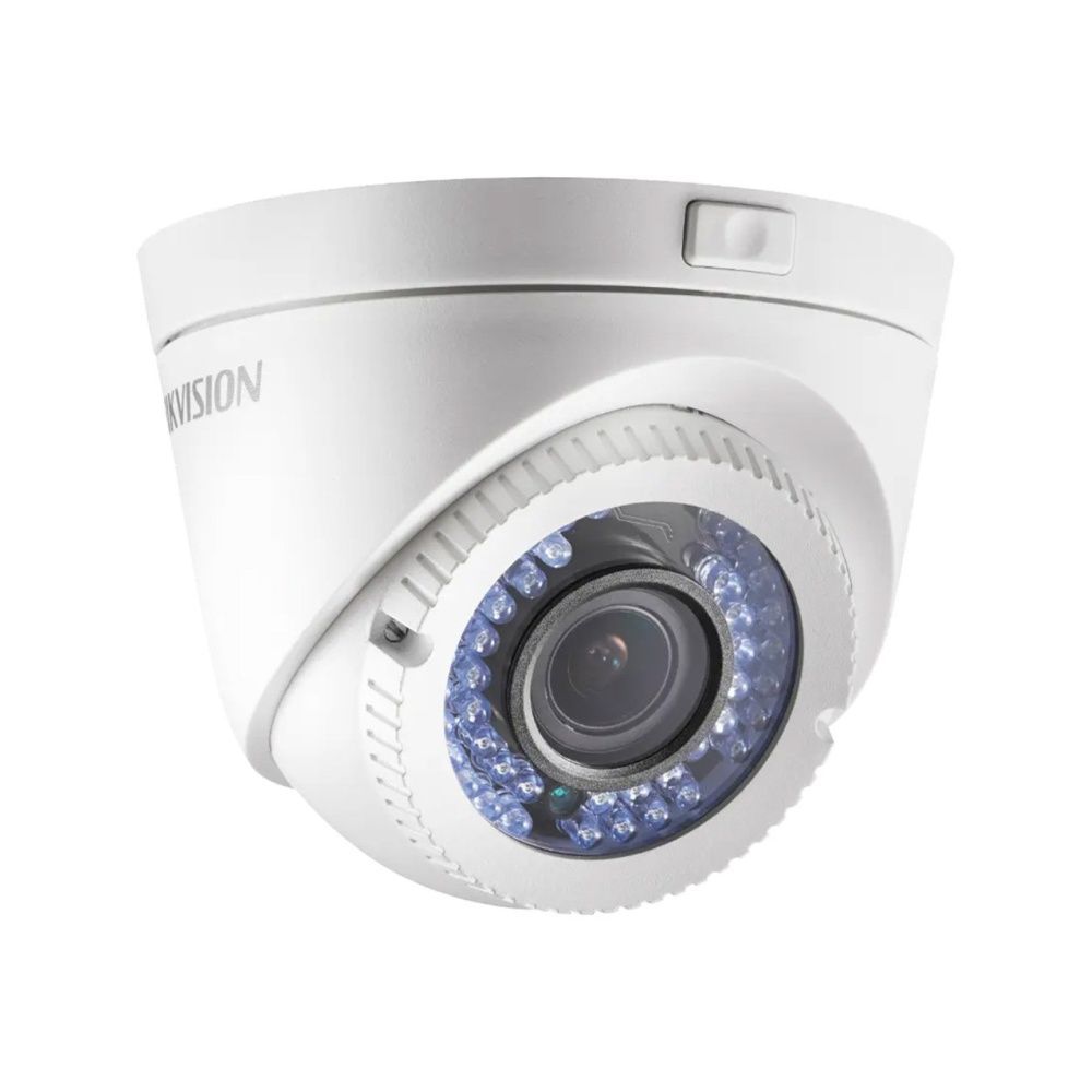 Câmera de Segurança Dome DS-2CE56C0T-VFIR3F Analógica 720P com Lente Varifocal 2.8-12MM e Visão Noturna 40m para Interno