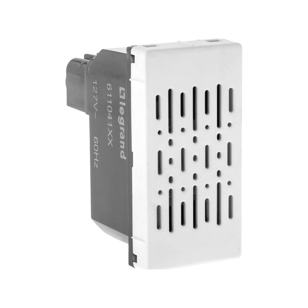 Campainha Cigarra 127V1M Sinalização Sonora Compacta Branca 611040bc 110V