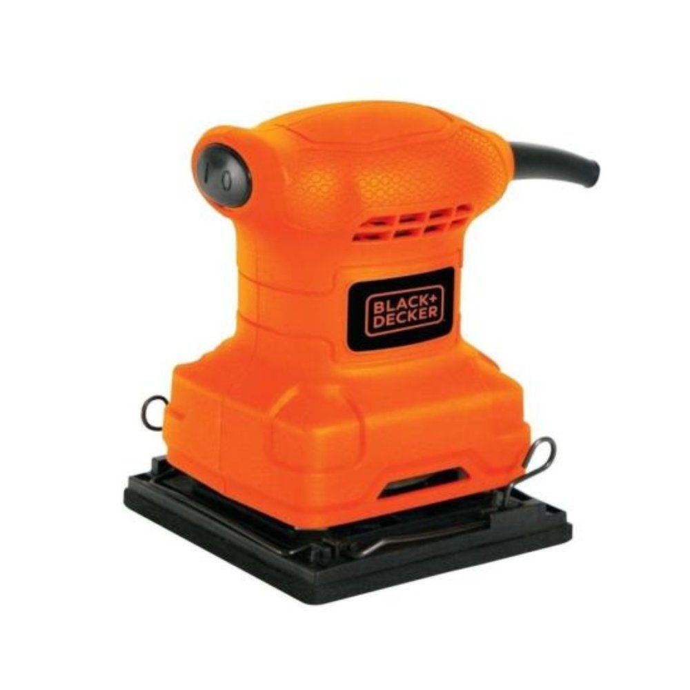 Lixadeira Orbital BS200-BR 200W com Base Plana e Design Ergonômico 127V Preta Black + Decker 200W