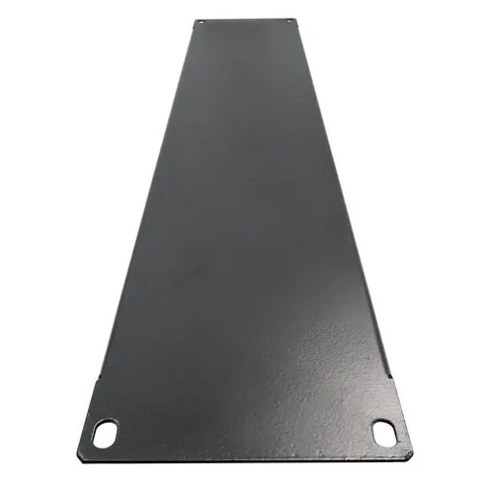 Frente Falsa EV-BP2U para Rack 2U X 19 Organizadora Acabamento Profissional Preto Evus