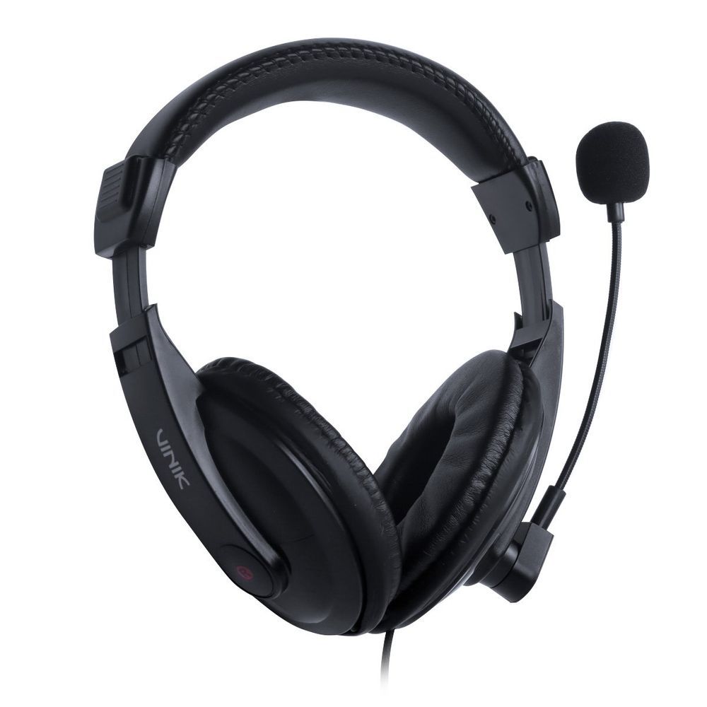 Fone de Ouvido Headset Vinik FM35 com Microfone 40MM 105dB 32 OHMS 1,6M Preto