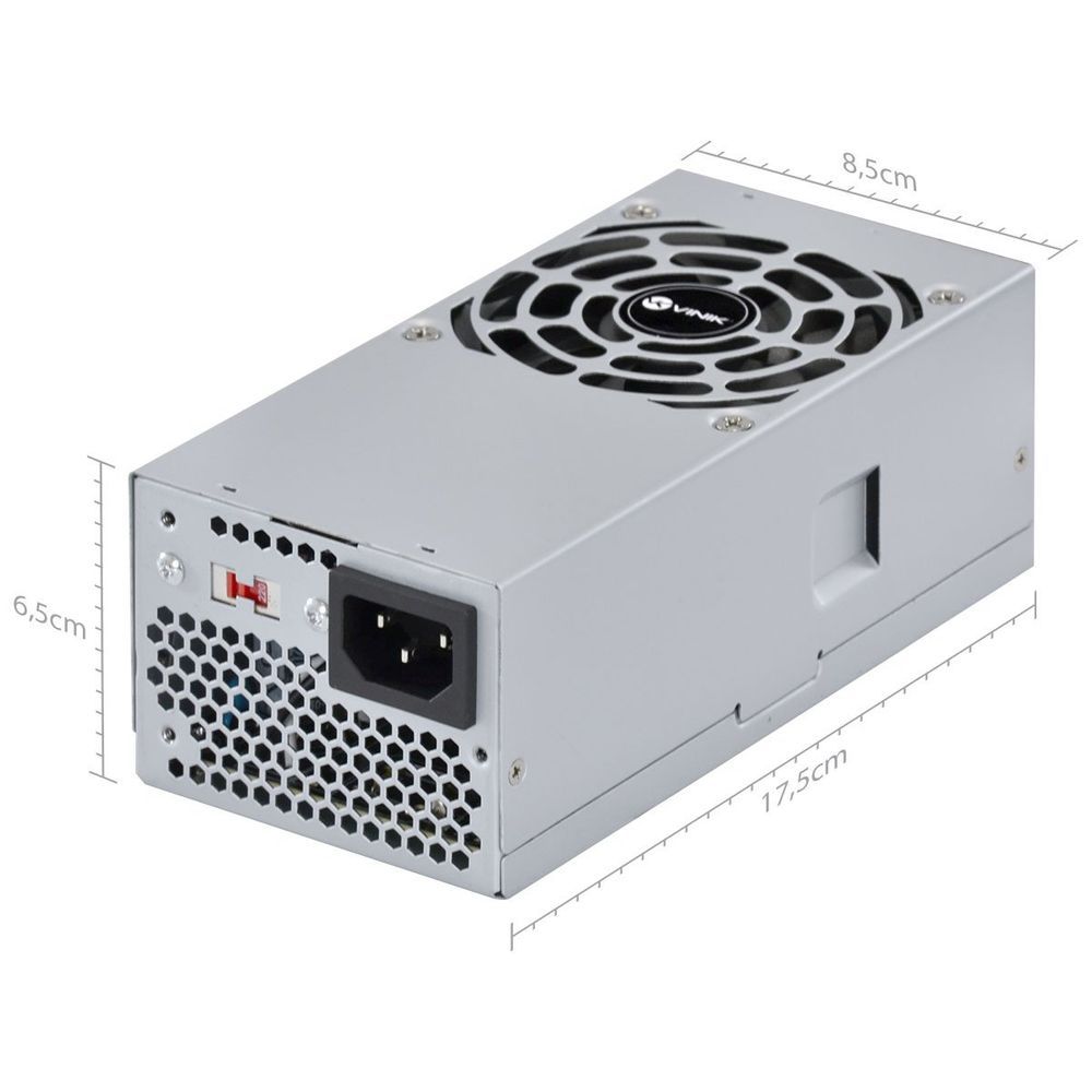 Fonte para Gabinete VFT230 230W Bivolt com Proteção Contra Sobrecorrente e Curto Preto Vinik 8.5CM