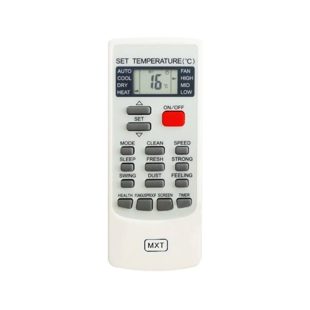 Controle Remoto Grupo MXT Ecoplus Mxt para Ar Condicionado Elgin Split Hi Wall 9000 a 12000 BTUS Bivolt HPQE09A2NA