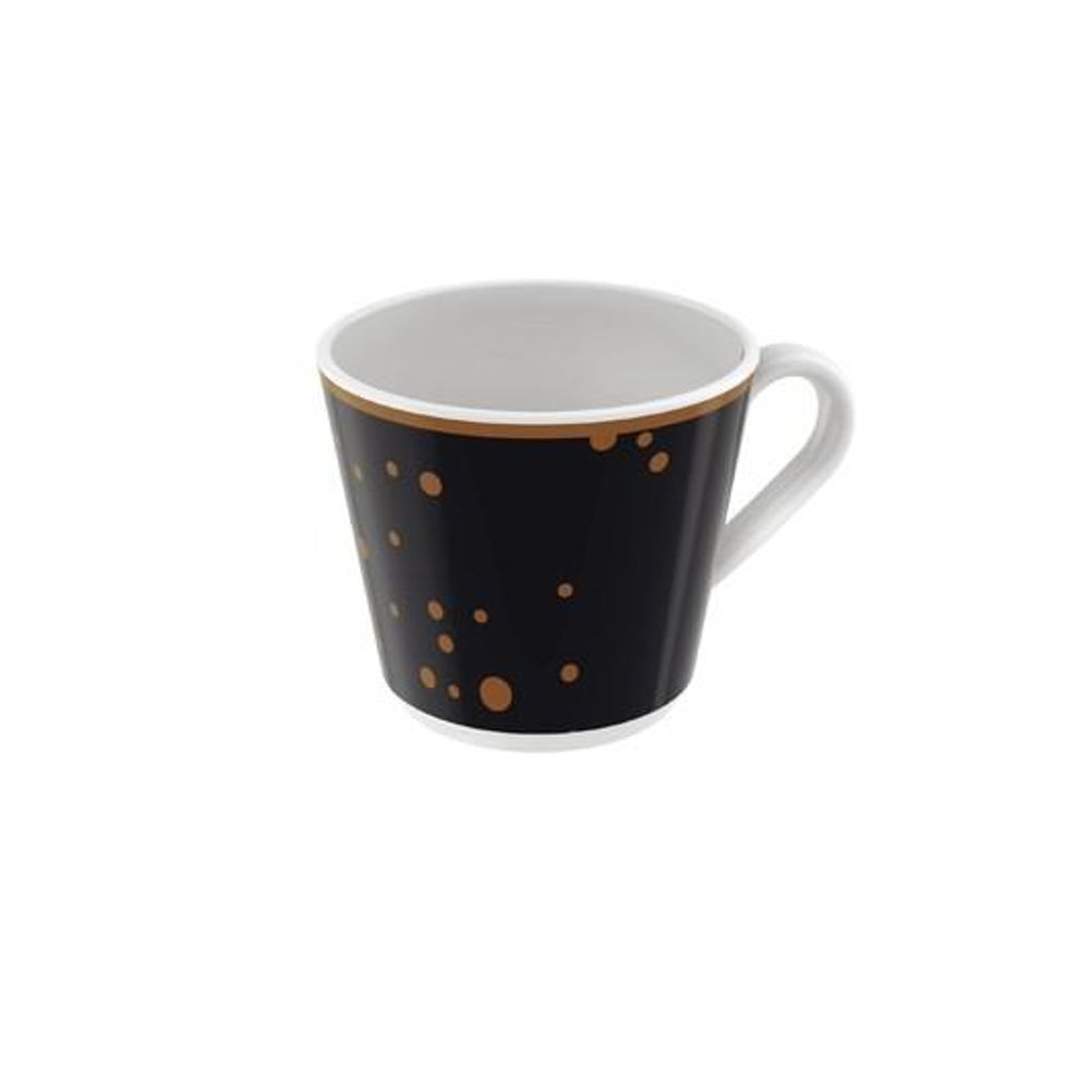 Xícara de Chá Valentina para Chá em Porcelana Decorada Resistente a Micro-ondas Cozinha Branco Tramontina 185ML
