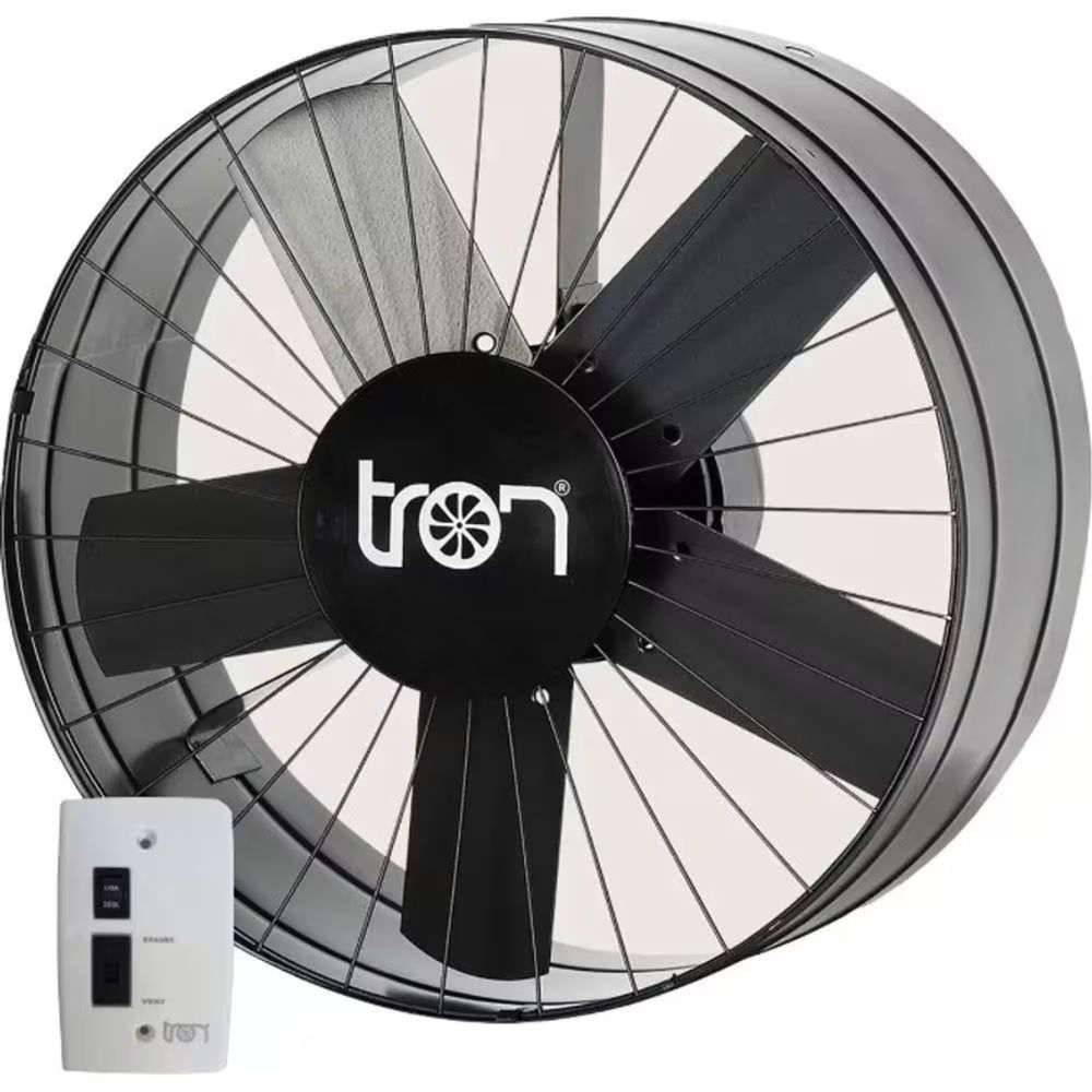 Ventilador-exaustor Axial Industrial Tron 220W 40cm 3 Pás 3 Velocidades Grafite Tron Bivolt
