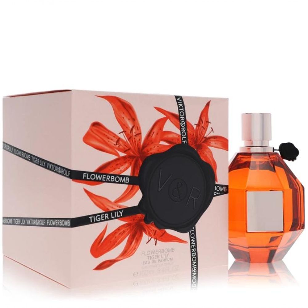 Perfume Flowerbomb Tiger Lily Feminino Eau de Parfum Floral Intenso 100ML