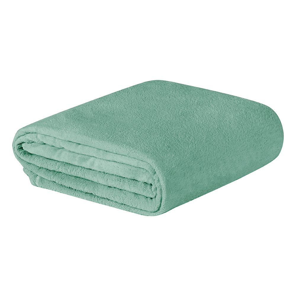 Manta Everest Solteiro 150x220CM 100% Poliéster Microfibra Toque Macio Alecrim Casa Modelo Enxovais