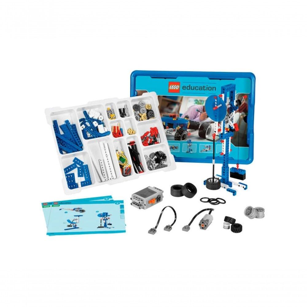 Kit Educacional Lego 9686 Máquinas Simples e Motorizadas com 396 Peças Plástico