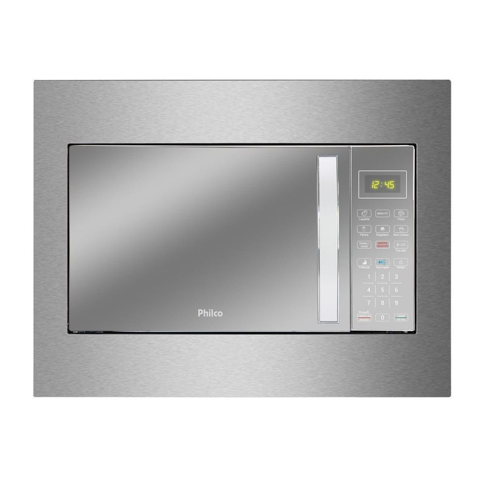 Micro-ondas de Embutir Philco PMB30E 28L 1100W Inox com Painel Digital 220V
