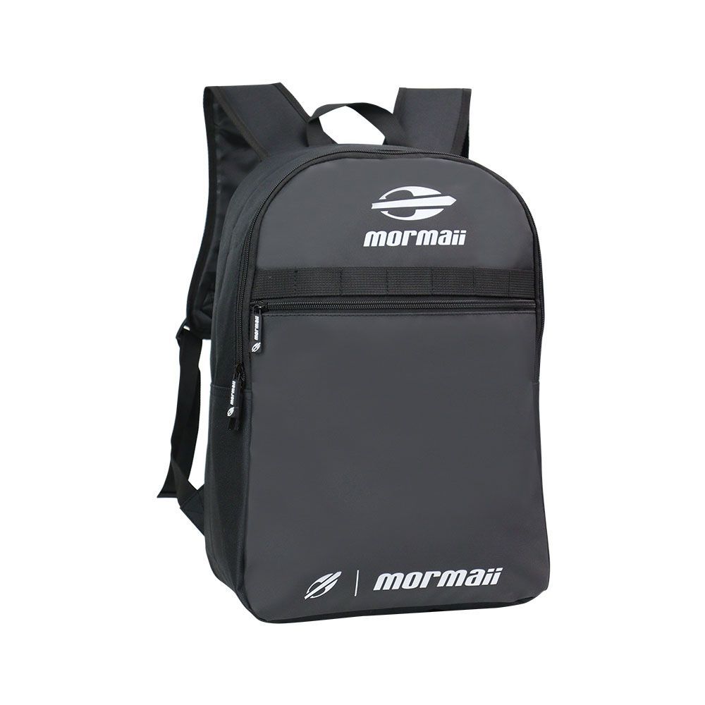 Mochila Mormaii MOR-2754 em Poliéster de Alta Resistência Preto Unissex