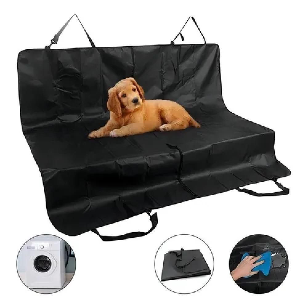 Capa Protetora para Banco Traseiro de Carro para Pets Yeet em Nylon Preto 144CM 1 Unidade