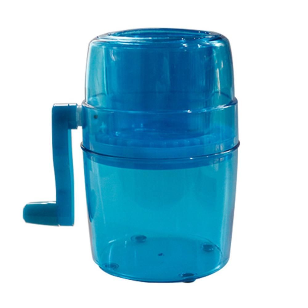 Triturador de Gelo Manual com Manivela e Lâminas em Aço Inox para Drinks 1,1L Plástico ABS e Aço Inoxidável Cozinha