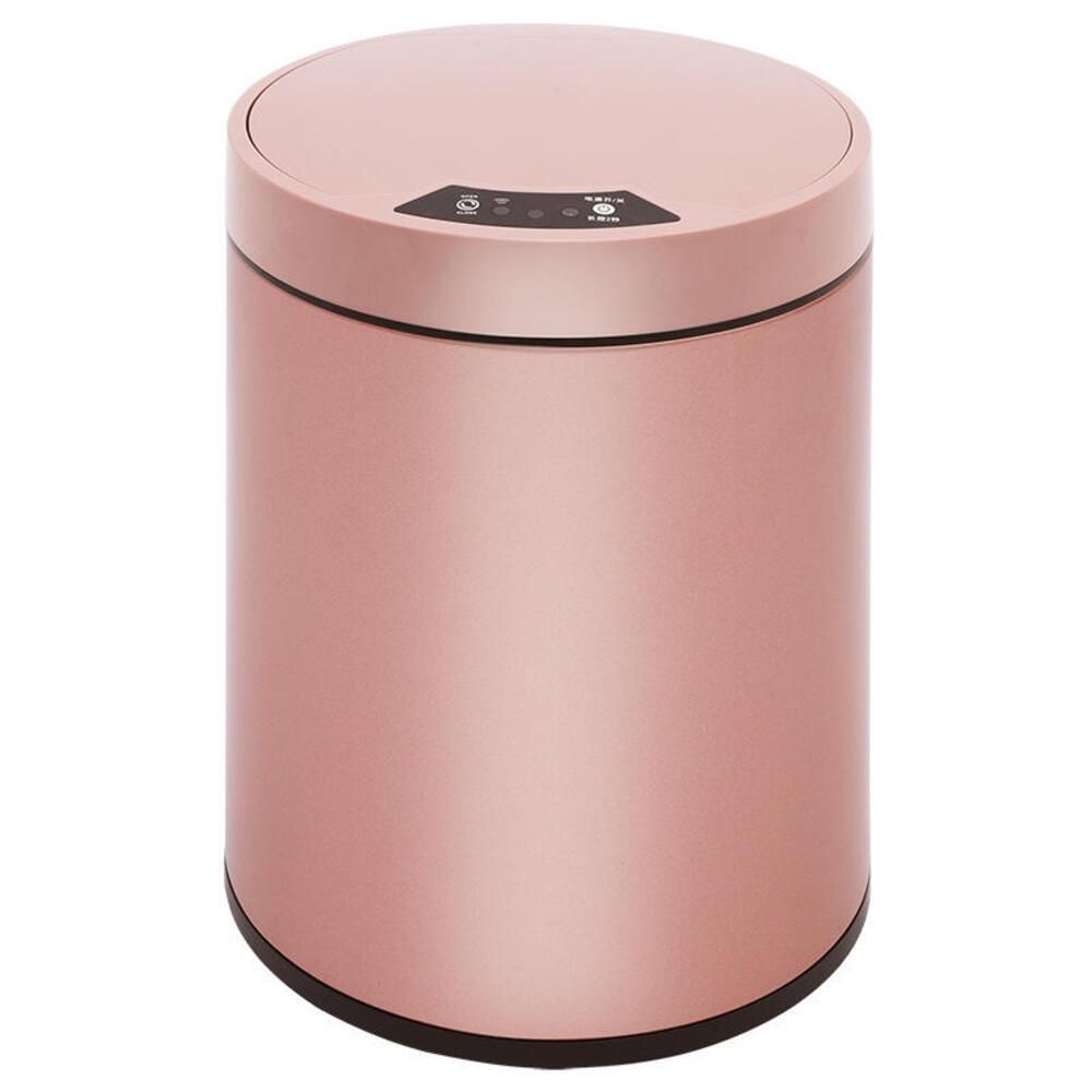 Lixeira Automática Sensor Infravermelho 12L Aço Inox Abertura Automática com Sensor Rosê Yeet