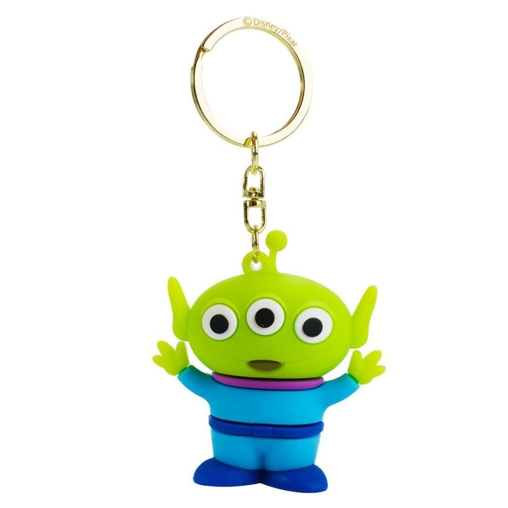 Chaveiro Disney Et Aliens Toy Story Metal 14CM X 6CM X 0.5CM Dourado Infantil
