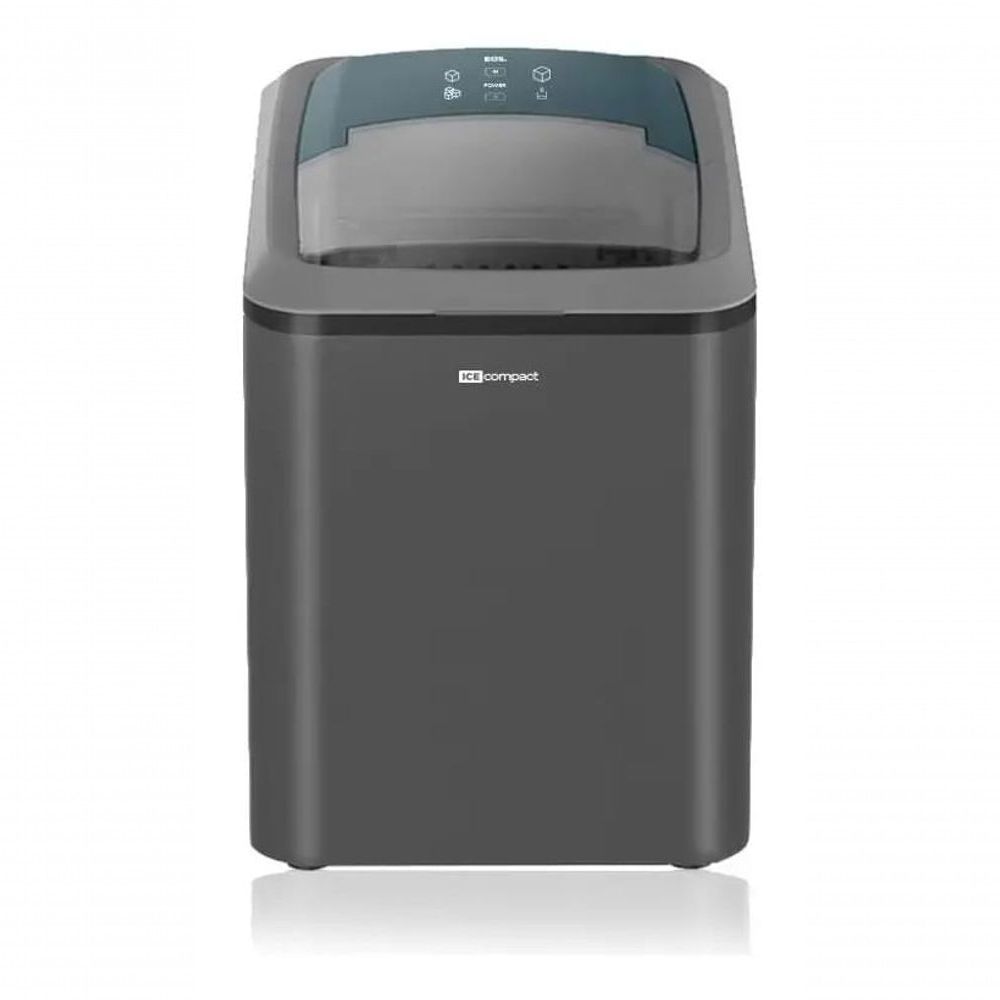 Máquina de Gelo EOS Ice Compact 15kg 1kg Reservatório Recipiente Removível e Alerta de Gelo Pronto Preto 110V