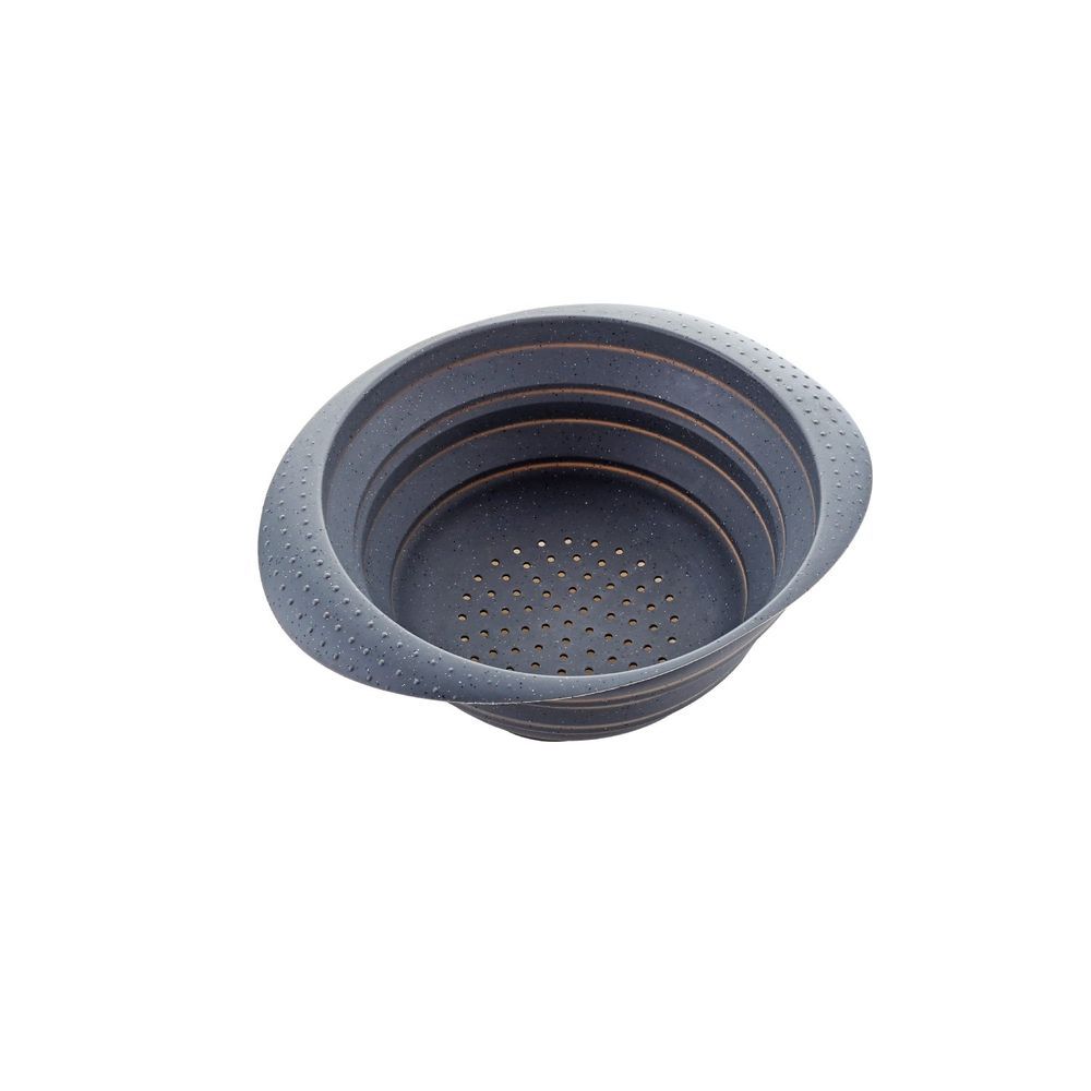 Escorredor de Silicone Retrátil para Cozinha com Estrutura Durável e Design Compacto Cinza James. F 26CM