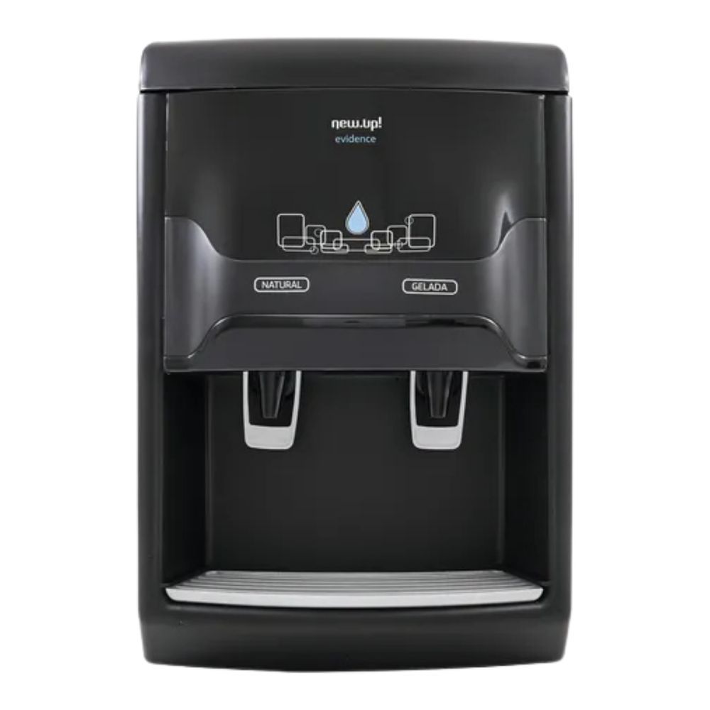 Bebedouro de Água Refrigerado New Up! New.up Evidence Compressor Gelada Ambos Preto 220V