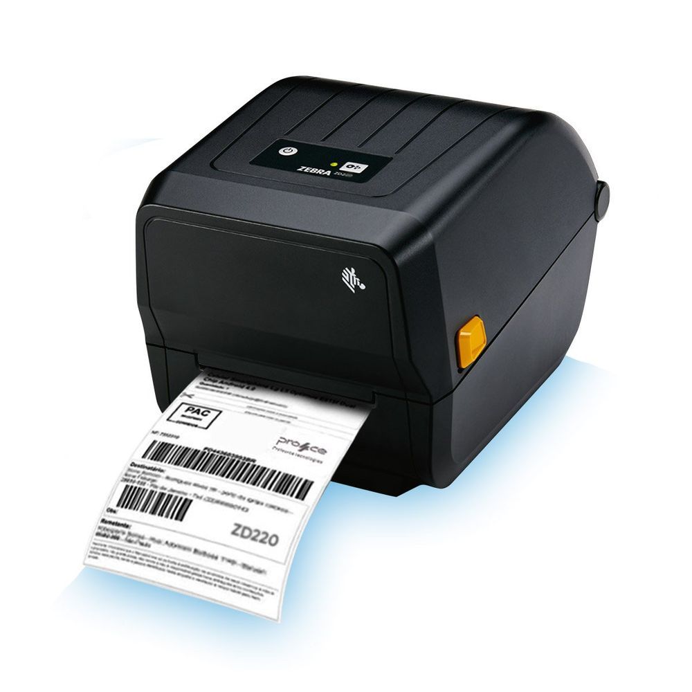 Impressora de Etiquetas ZD220 Térmica Direta e Transferência Térmica USB Preto 19CM Zebra