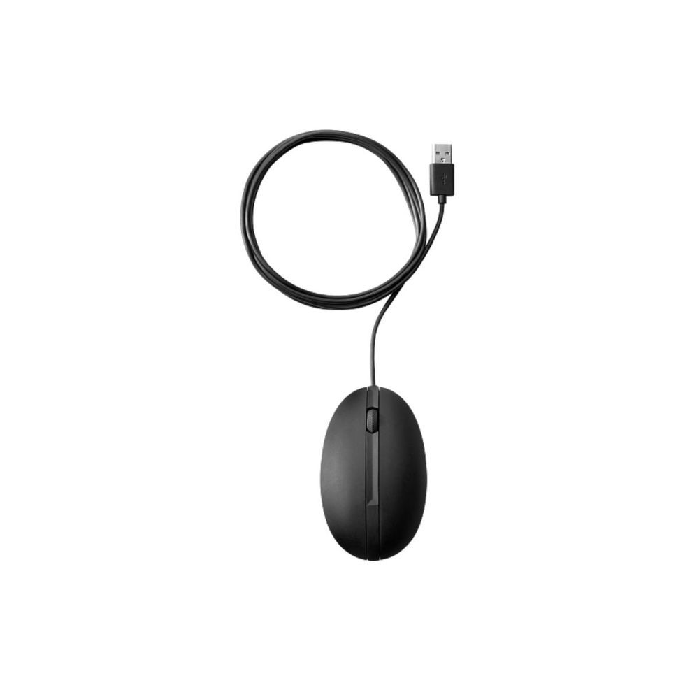 Mouse HP 320m com Sensor Ótico Vermelho 3 Botões Preto 10,38CM 1200 PPP