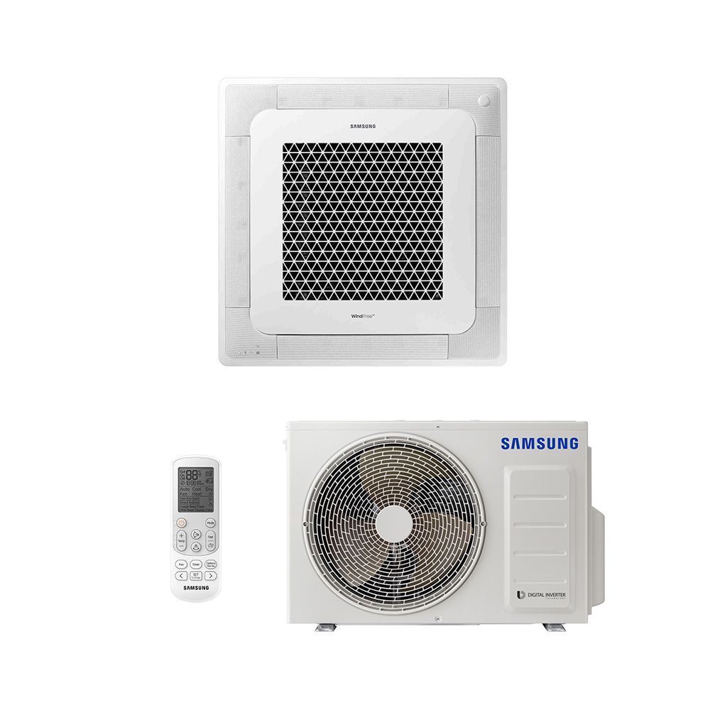 Ar Condicionado Cassete Samsung Windfree Inverter 18000 BTUS Quente e Frio 220V AC018DN4DKG-AZ
