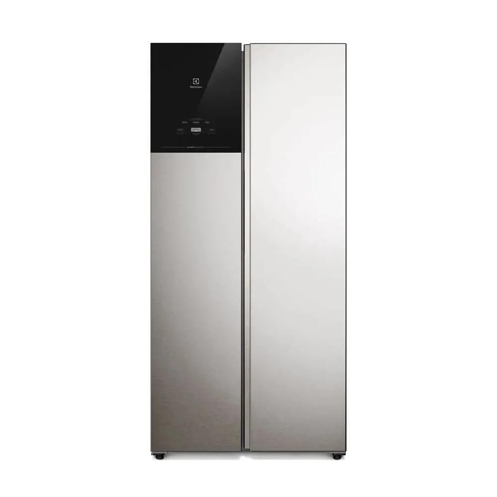 Geladeira Electrolux Side By Side Frost Free Inverter 431L Autosense ES40S Inox Bivolt