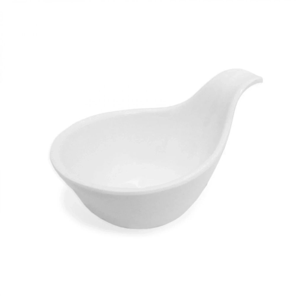 Molheira para Molhos e Finger Food em Melamina Resistente Design Ergonômico com Apoio Lateral para Aperitivos Gourmet