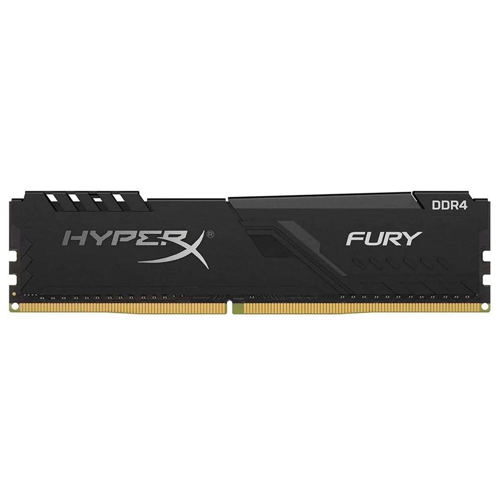 Memória Kingston FURY HX426C16FB3-8 8GB DDR4 2666MHz com Dissipador de Calor Preto