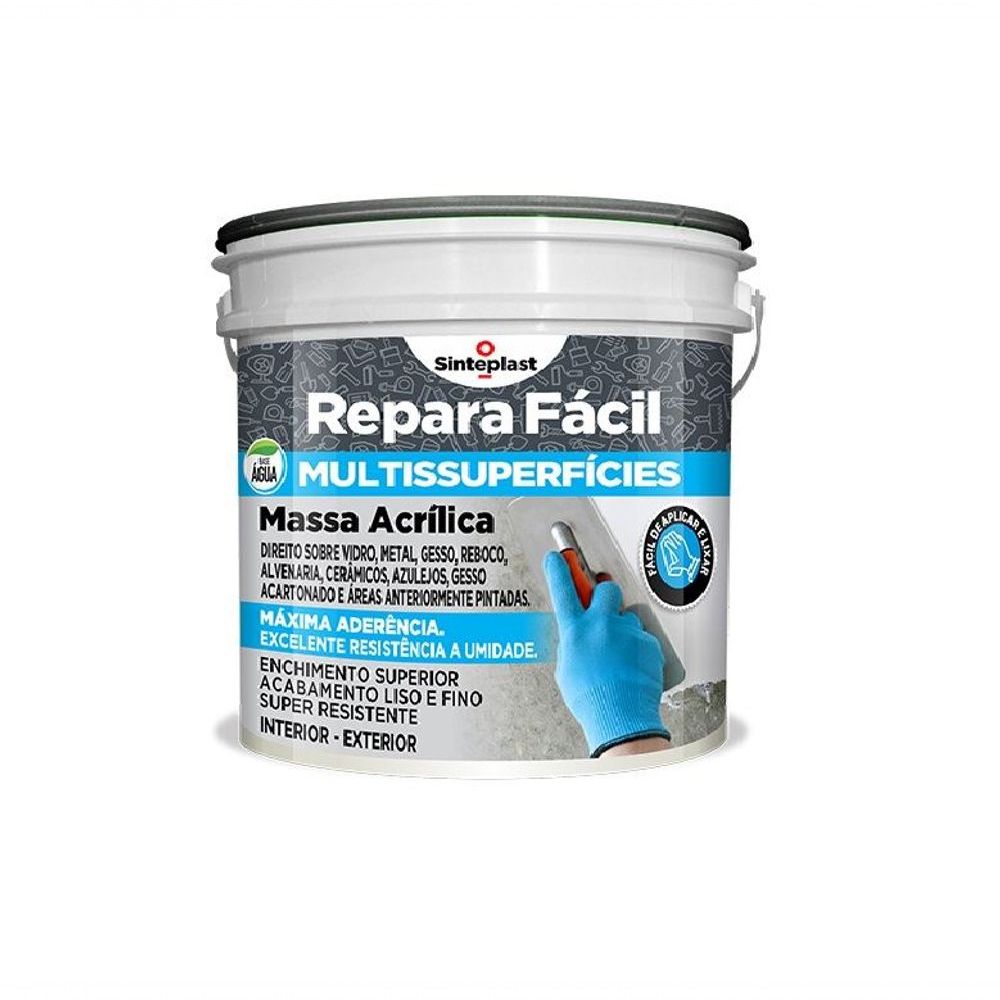 Massa Acrílica Multissuperfície 19025924 com Excelente Cobertura e Alta Resistência 5.5kg