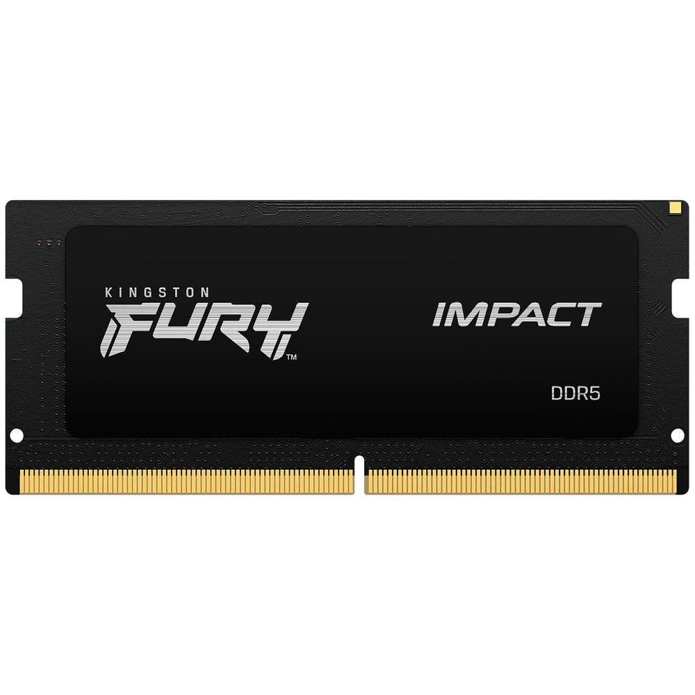 Memória para Notebook FURY IMPACT KF556S40IB-16 16GB DDR5 5600MHz com Tecnologia On-Die ECC e Plug N Play Preto Kingston