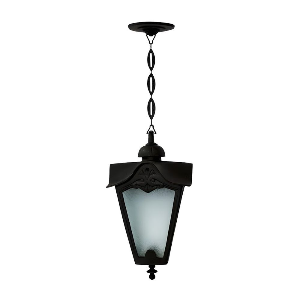 Luminária Genebra para Uso Interno e Externo com Corrente em Alumínio 33CM Bivolt Alumínio Luminárias N. Sra. da Guia