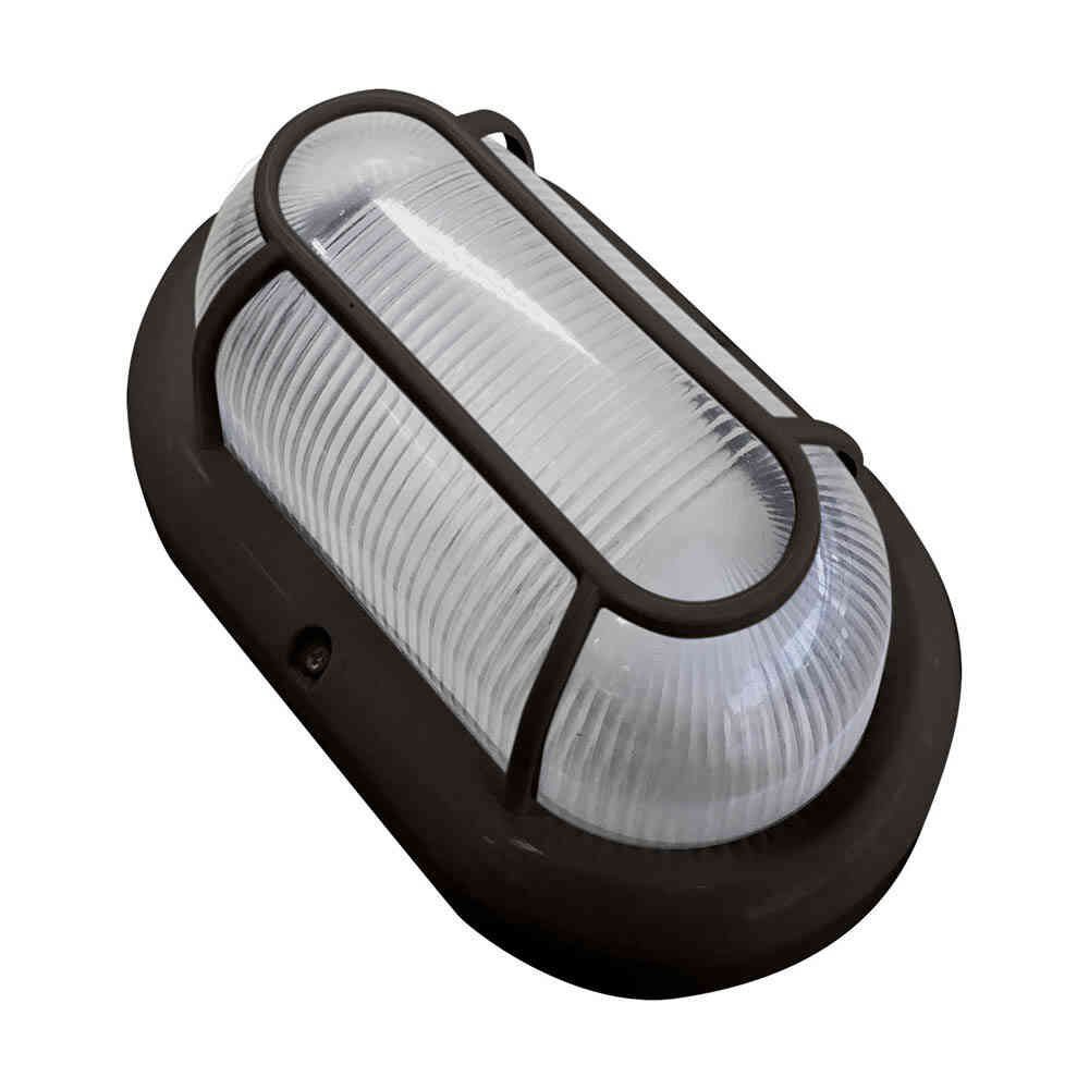 Luminária Tartaruga Clean Sobrepor com Grade E27 Preto Externa e Interna Blumenau Iluminação