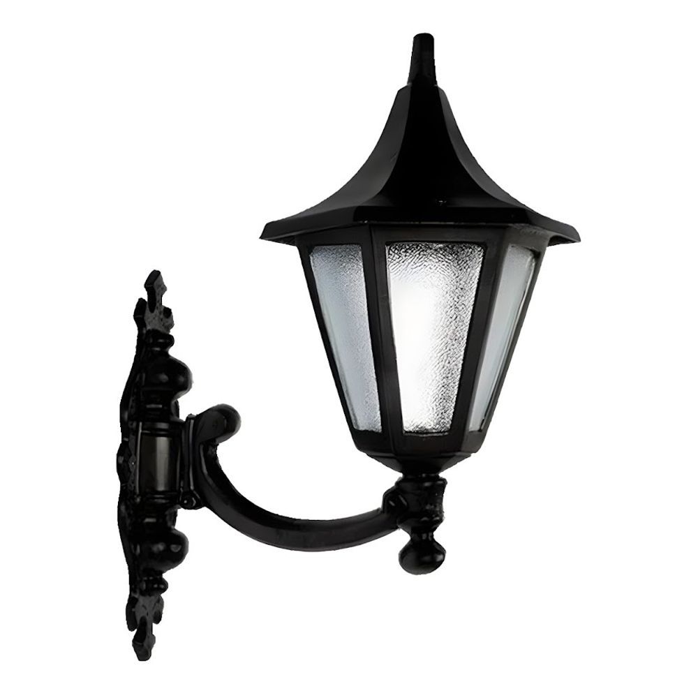 Luminária Colonial Verona Mini com Braço em Alumínio 34cm Bivolt Luminárias N. Sra. da Guia