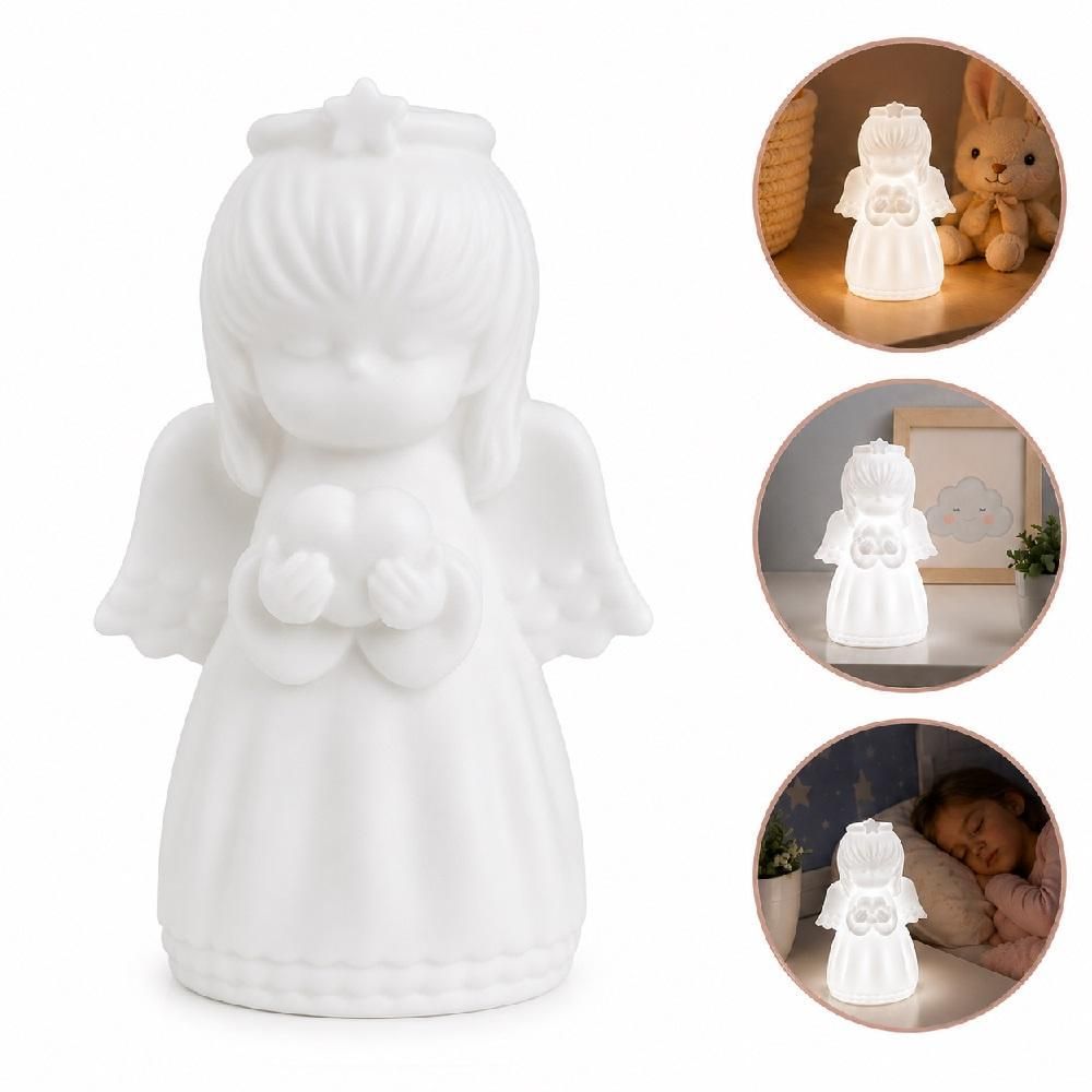 Luminária Decorativa Anjo LED sem Fio com Baterias Inclusas Iluminação Suave Branco Yeet