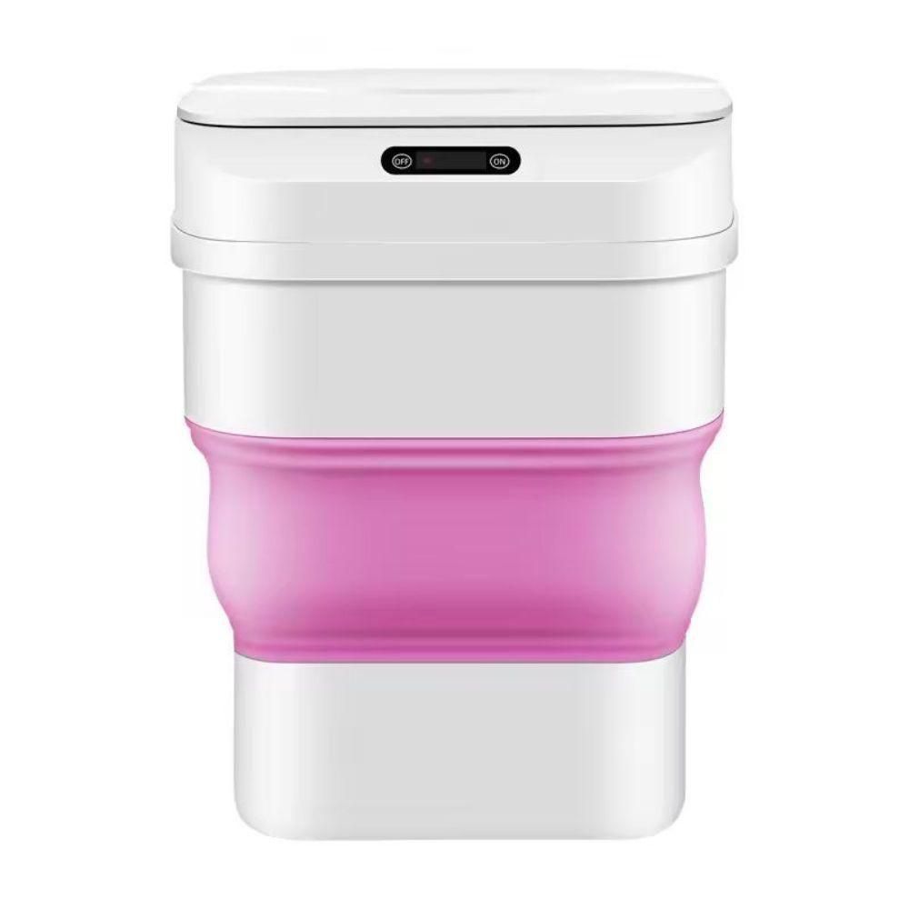 Lixeira Automática Sensor Smart 8L Plástico Abertura com Sensor Retrátil à Prova d'Água Rosa Yeet