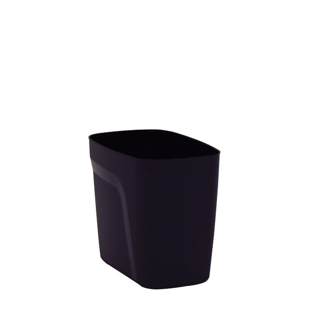 Lixeira Compact Cesto Eco 6,5L Polipropileno Abertura Manual Design Compacto Preto Tramontina 6,5L