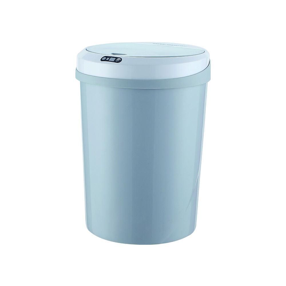 Lixeira Automática com Sensor 9L Plástico Abertura por Sensor Tampa Removível Azul Yeet