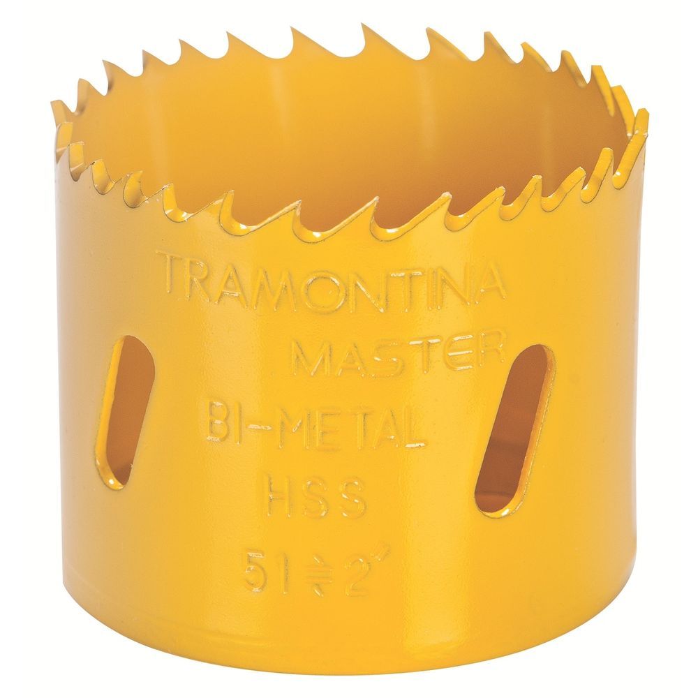 Serra Copo Bi-metálica Master 60mm 2.3-8'' para Perfurações Precisas em Diversos Materiais com Dentes em Aço Rápido HSS