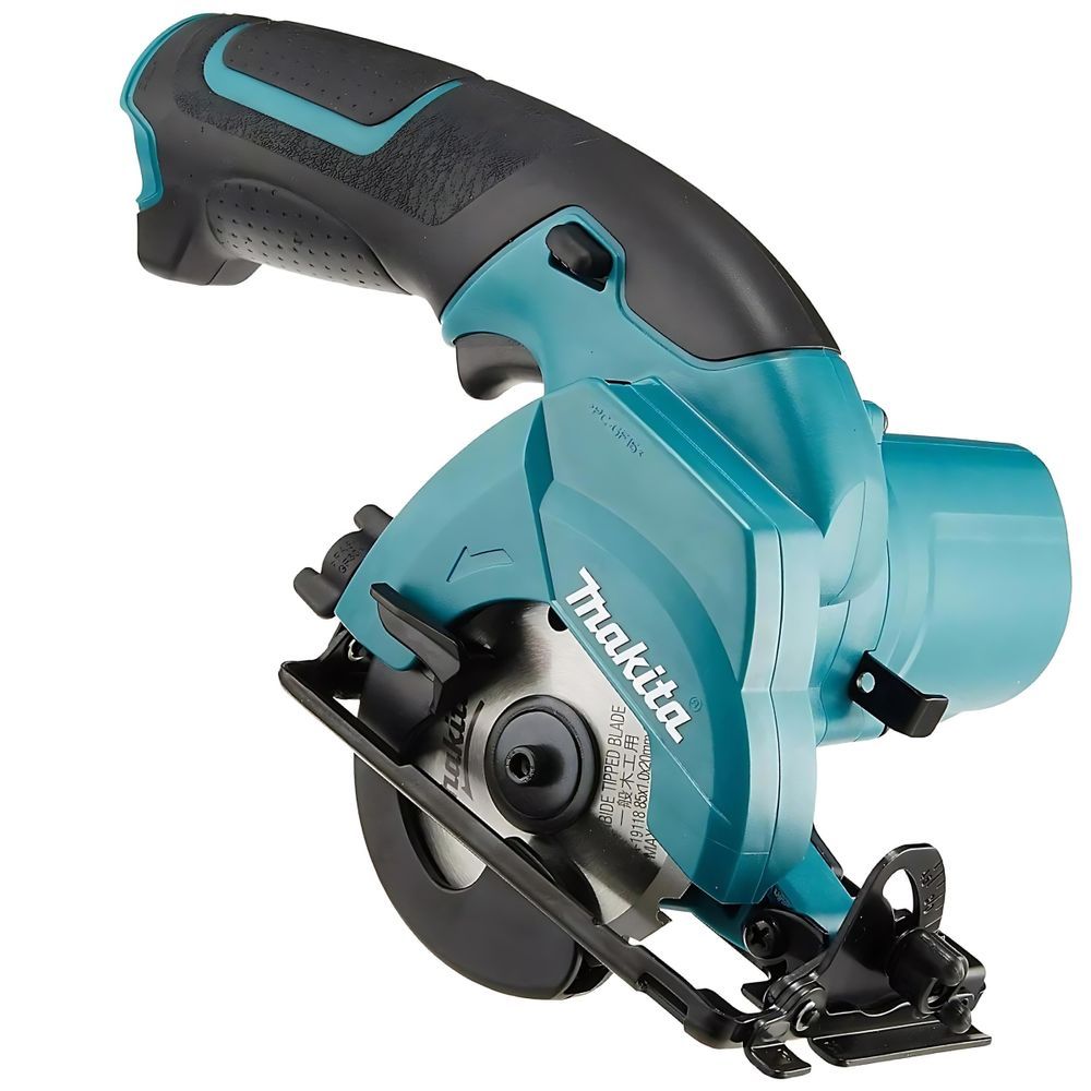 Serra Circular sem Fio HS300DZ 12V Max 85mm com Ajuste de Ângulo e Coletor de Pó Makita 170CM