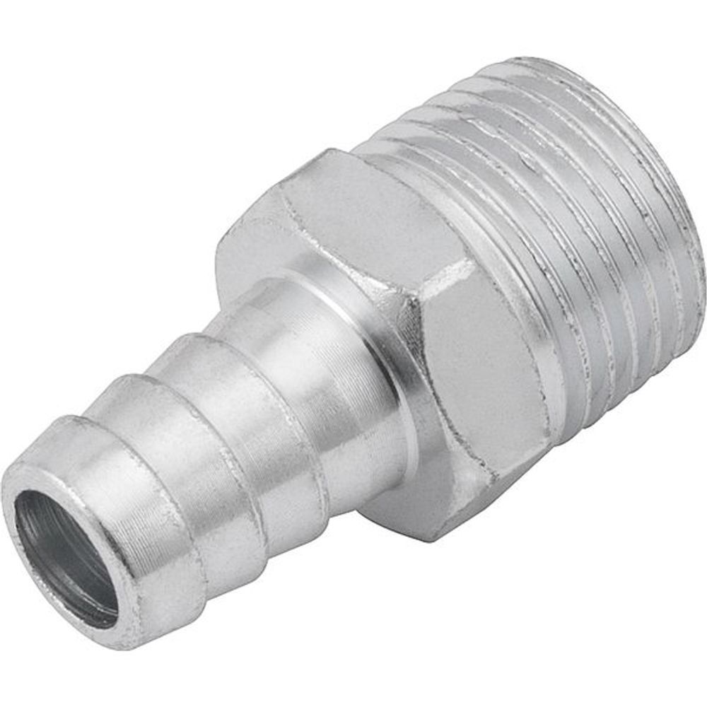 Espigão Fixo Macho 1-2 Rosca 1-2 NPT Aço Zincado Vonder com 2 Unidades