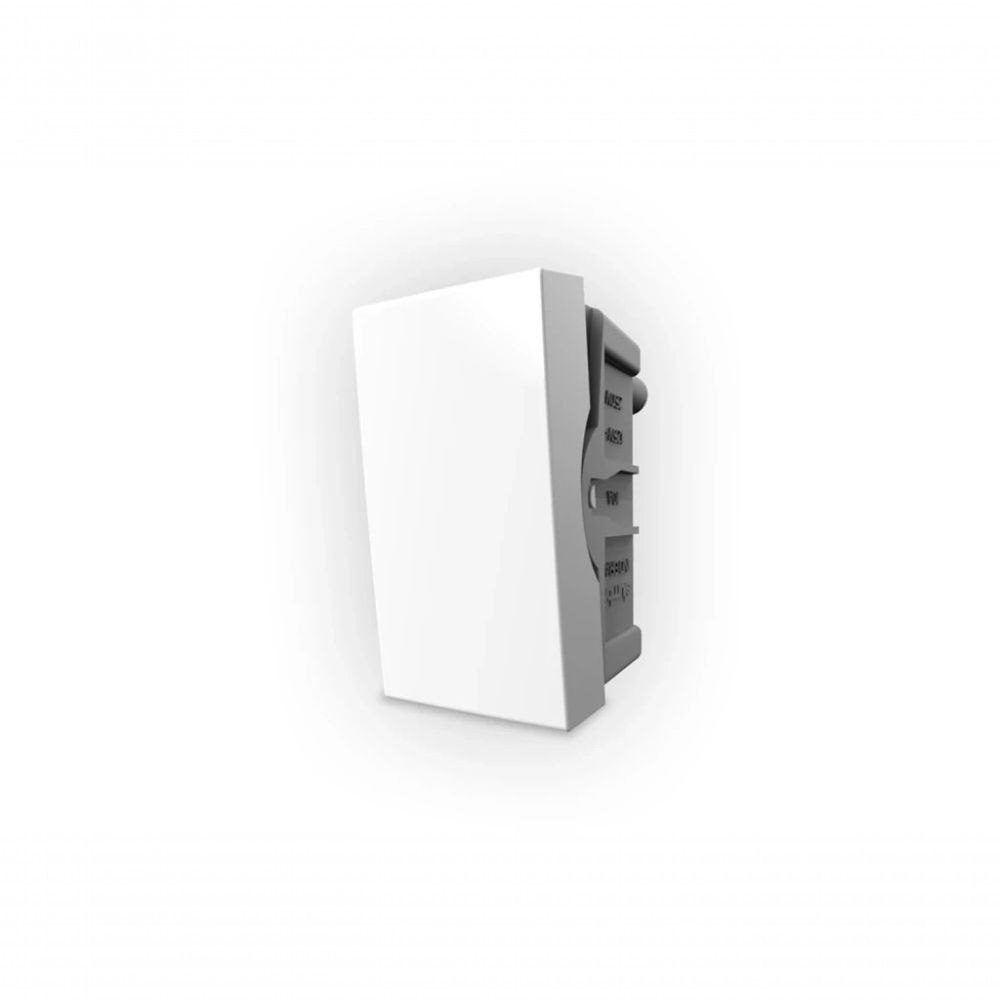 Módulo Interruptor Simples Módulos Pro Liga e Desliga Iluminação Placas Maiores Branco Alumbra 2.15CM