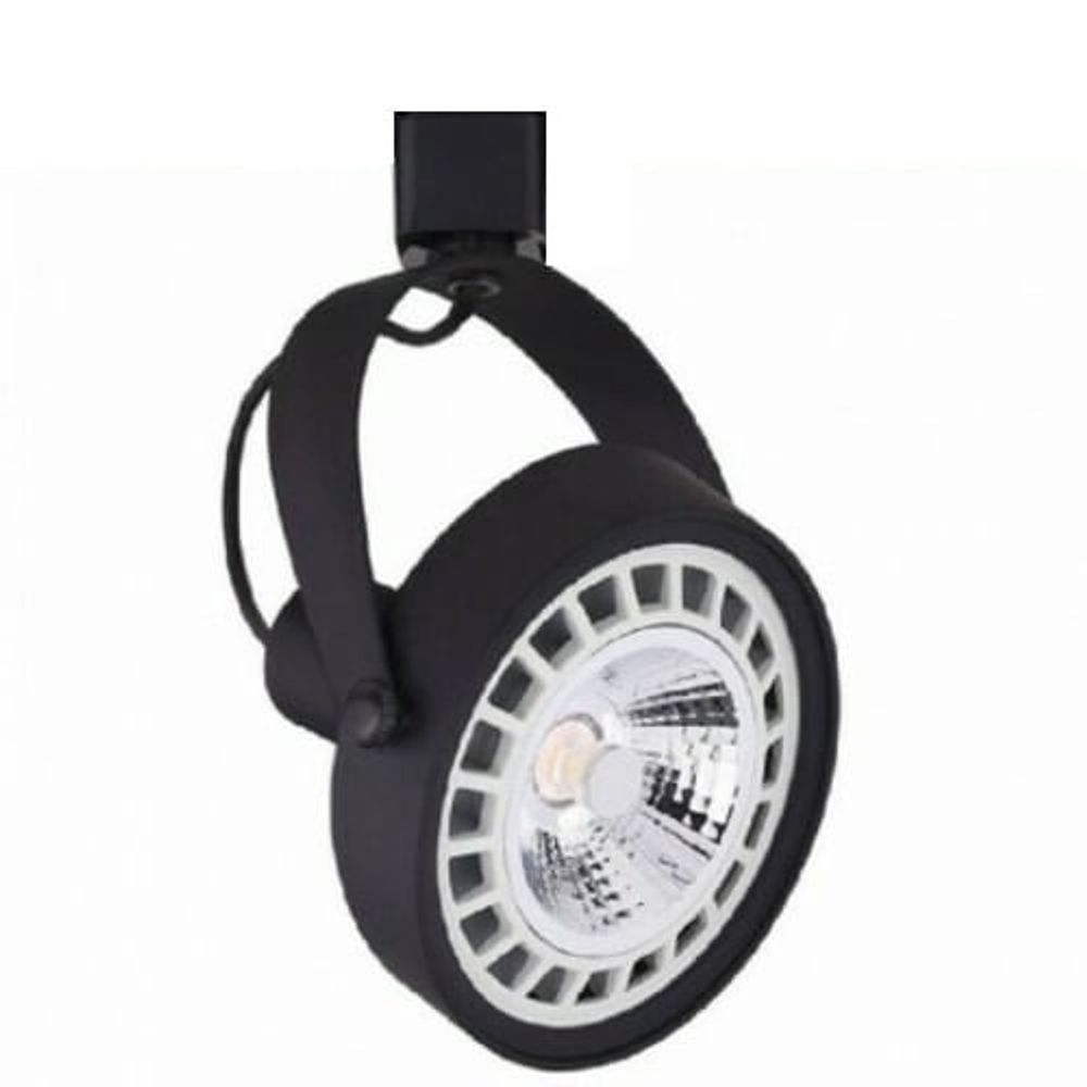 Trilho Spot AR111 Clean para Iluminação Direcionável Bivolt Preto Ref 1010041 Loop