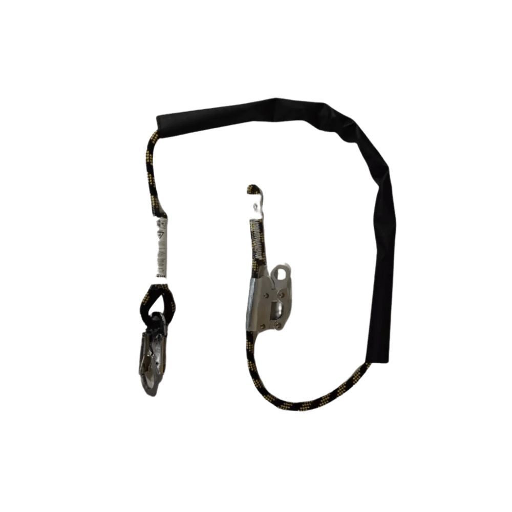 Talabarte de Posicionamento Ajustável VIC-21.226 com Conector em Aço e Protetor de Corda Branco Vicsa