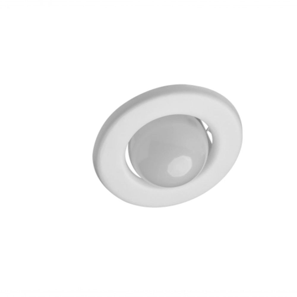 Spot Incandescente Embutir E-004 com 1 Lâmpada Branco Belly Decor Bivolt