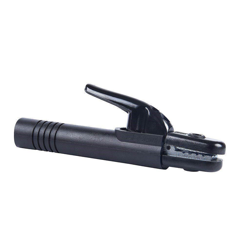 Porta Eletrodo Maxi com Abertura Até 8mm e Suporte para Cabo 95mm Preto Ledan