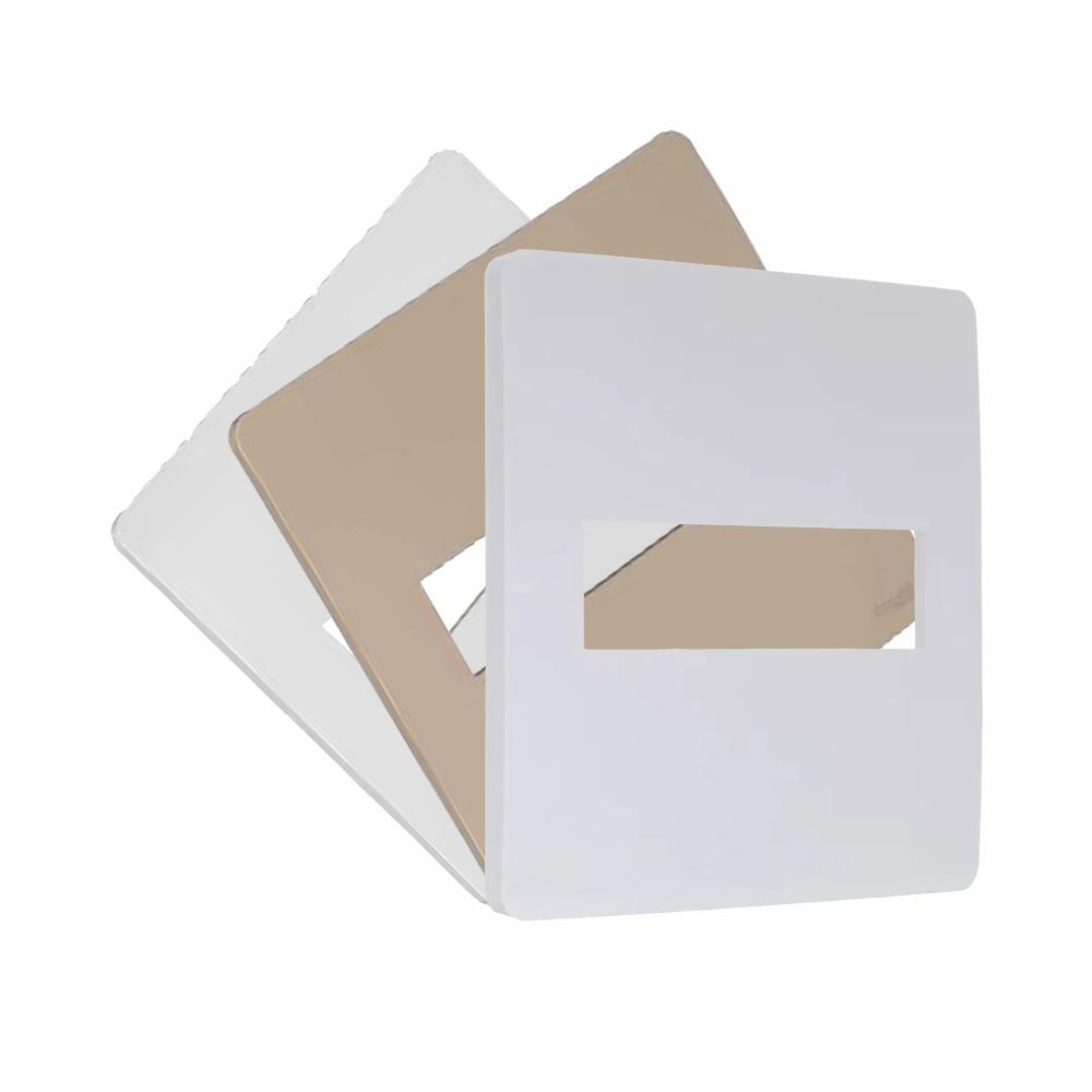 Placa Orion para 2 Módulos com Design 4x4 Bege Schneider Electric S730201064