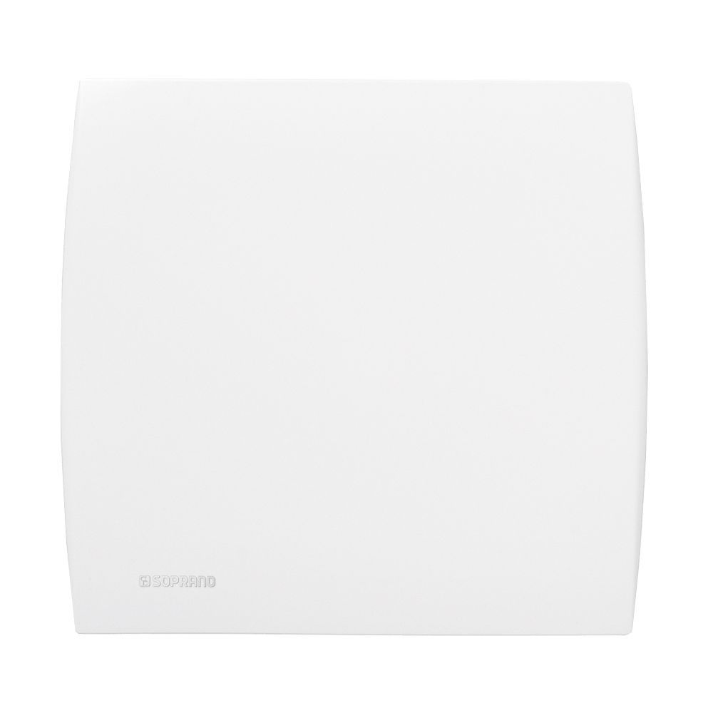 Placa 4x4 Cega 5TG9 9027 com Suporte Anti UV Anti Poeira Branco Ilus Soprano Bivolt