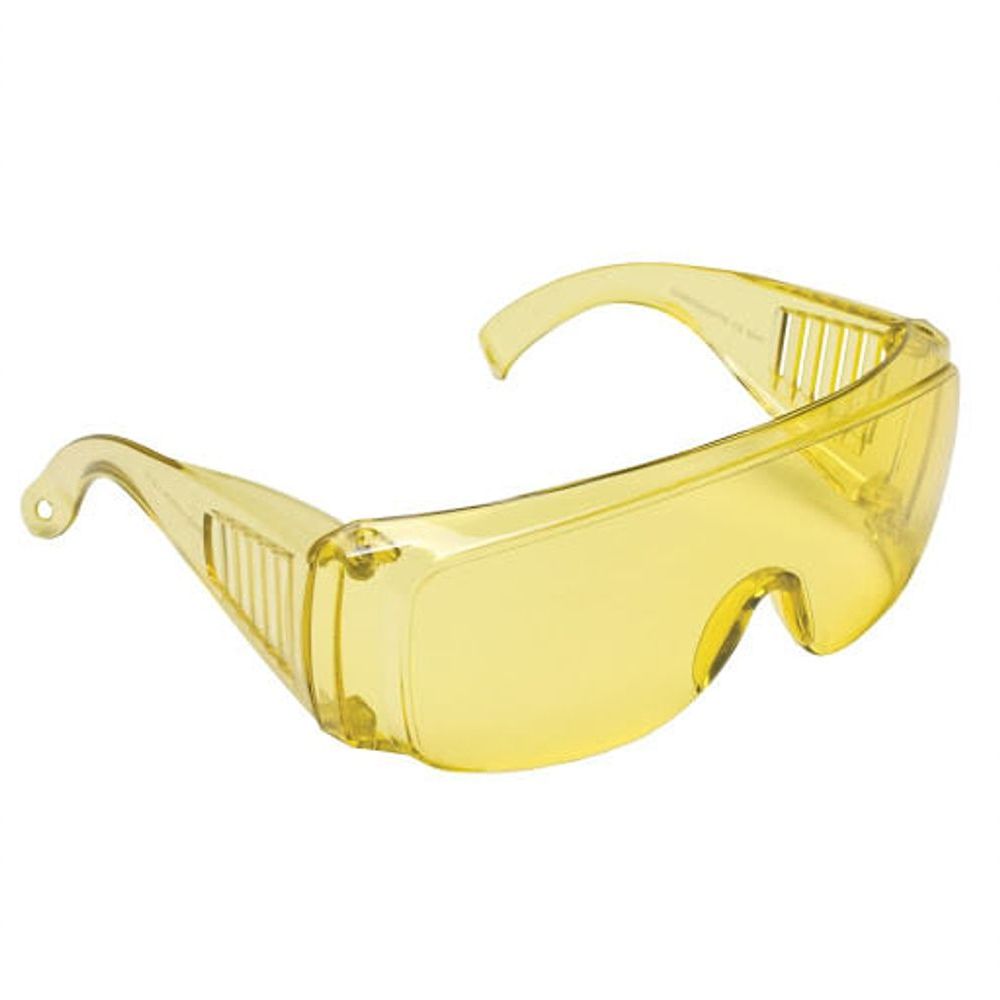 Óculos de Segurança Pro-vision Ambar com Proteção Lateral Ventilada e Filtro UV 99,9% Laranja Carbografite
